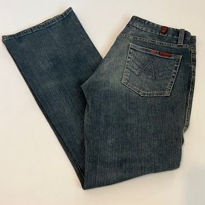 7 for all mankind the Great Wall of China rhinestone jeans